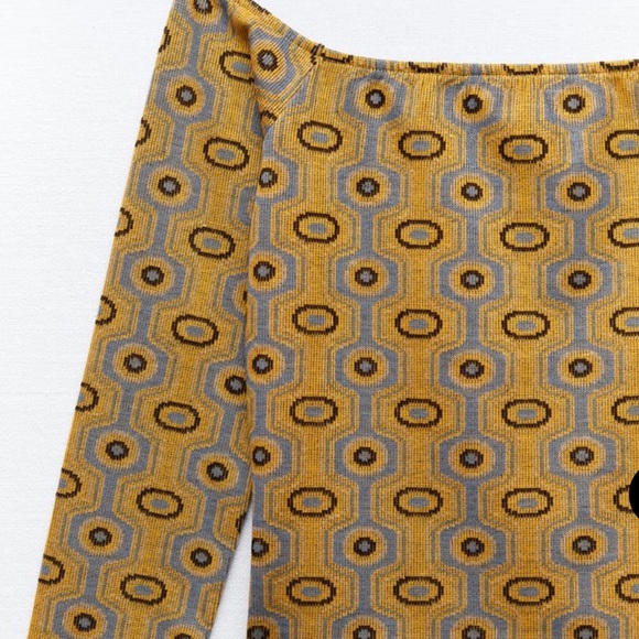 JACQUARD PENCIL SKIRT AND TOP SET - Picture 13 of 13